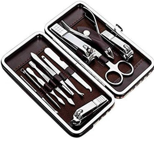 Nail Clippers Set 12 in 1 Stainless Steel Personal Manicure & Pedicure