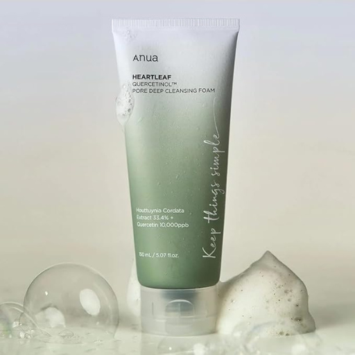 Anua HEARTLEAF QUERCETINOL PORE DEEP CLEANSING FOAM 150 ML