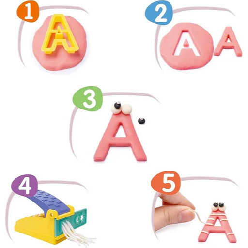 Alphabet Learning Tools Playdough Set