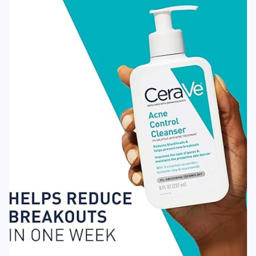 CeraVe Face Wash Acne Treatment Salicylic Acid Cleanser 237 ml