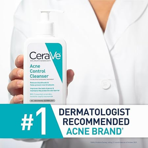 CeraVe Face Wash Acne Treatment Salicylic Acid Cleanser 237 ml