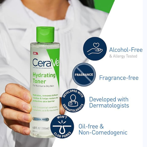 CeraVe Hydrating Toner for Face Non-Alcoholic 200ml