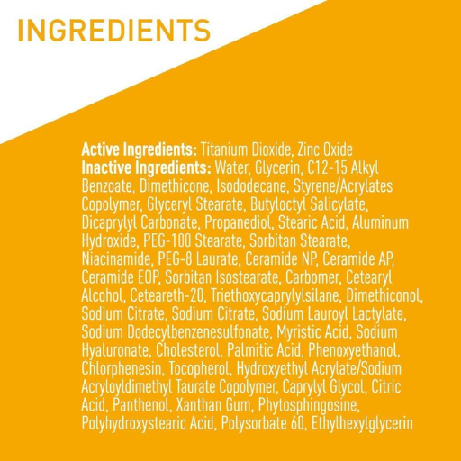 CeraVe 100% Mineral Sunscreen SPF 50 (75 ml)