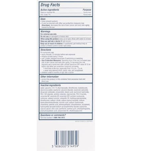 CeraVe 100% Mineral Sunscreen SPF 50 (75 ml)