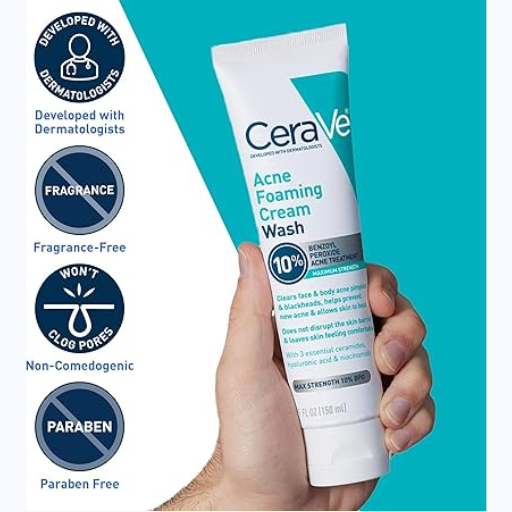 CeraVe Foaming Acne Face and Body Wash 150ml