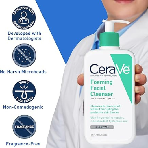 CeraVe Foaming Facial Cleanser, 562 ml