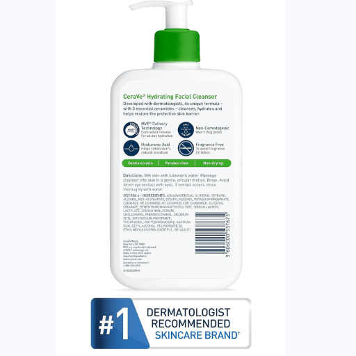 CeraVe Hydrating Facial Cleanser 562ml