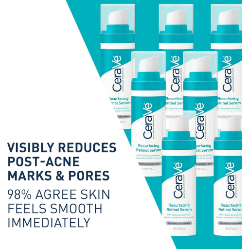 CeraVe Pore Refining, Resurfacing, Brightening Facial Serum (30ml)