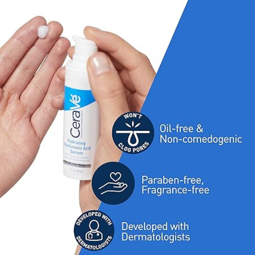 Cerave Hyaluronic Acid Serum for Face with Vitamin B5 and Ceramides 30ml