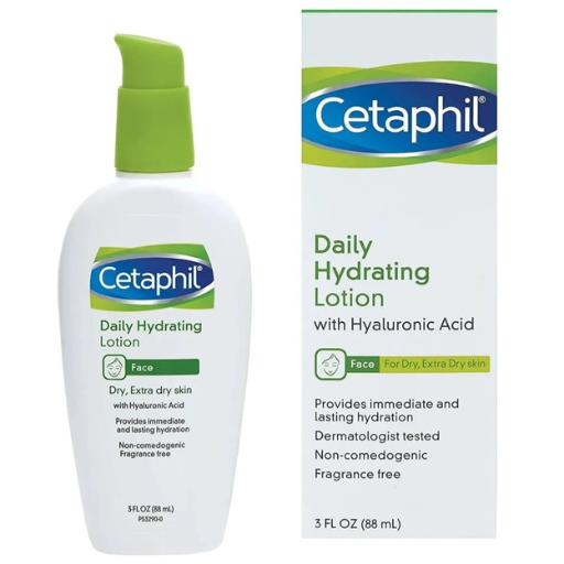 Cetaphil Daily Hydrating Lotion with Hyaluronic Acid, 88 ml