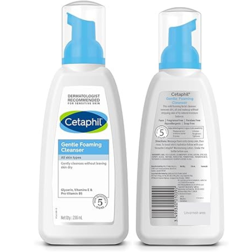 Cetaphil Gentle Foaming Cleanser 236 ml