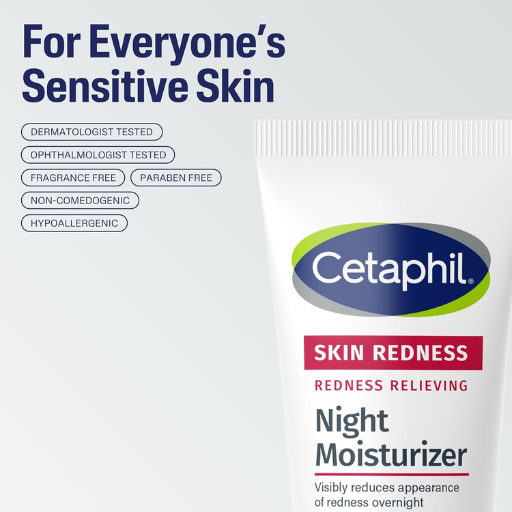 Cetaphil Redness Relieving Night Moisturizer, 50ml