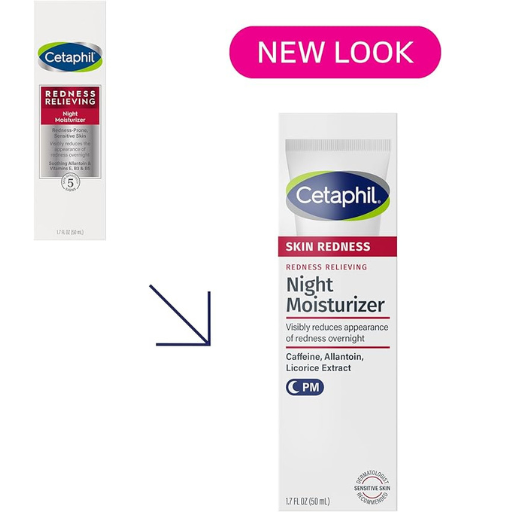 Cetaphil Redness Relieving Night Moisturizer, 50ml