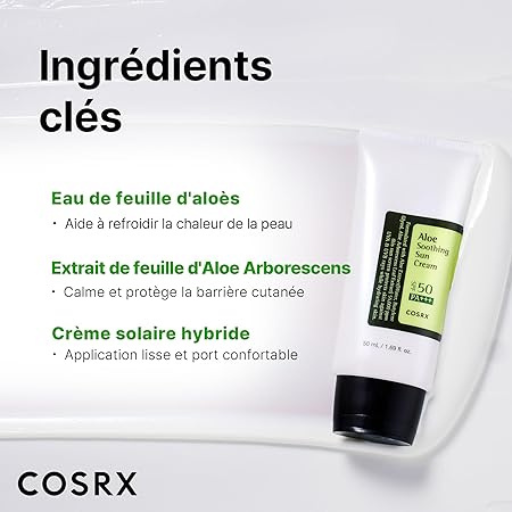 COSRX Aloe Soothing Sun Cream Spf50 Pa+++ 50 ML