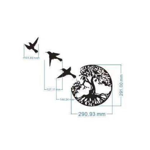 Artistic Iron Wall Decor