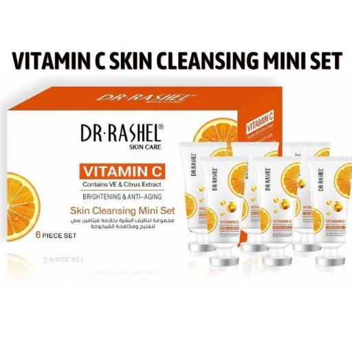 Dr Rashel Vitamin C Skin Cleansing Mini Set Facial kit pack of 6