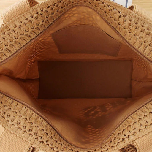 Large Capacity Business Commute Shoulder Minority All-match Straw Bag