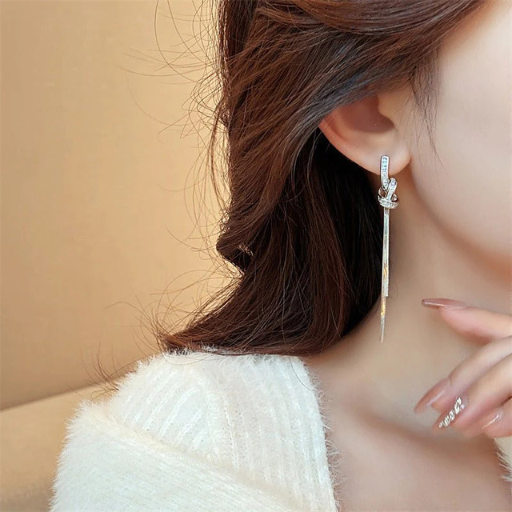 Long Fringe Earrings