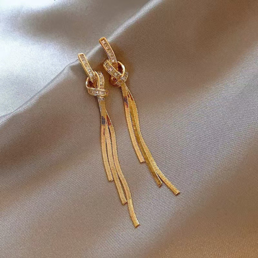 Long Fringe Earrings