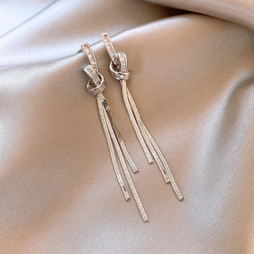 Long Fringe Earrings