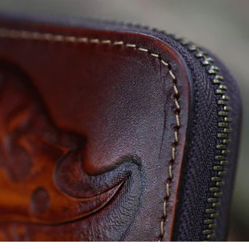 Men's Wallet Vintage Clutch Top Layer Cowhide