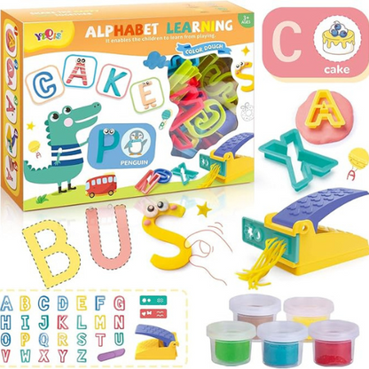 Alphabet Learning Tools Playdough Set