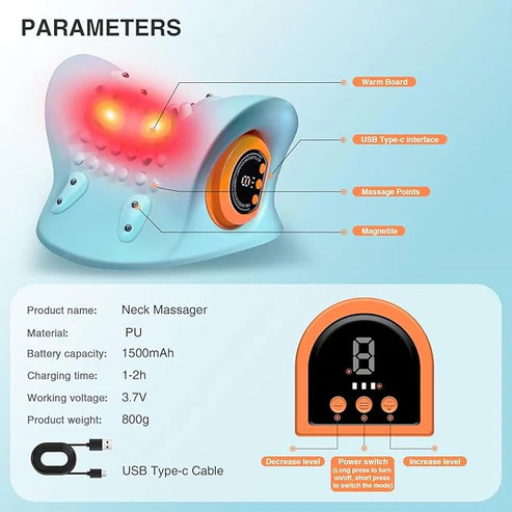 EMS Neck Massager – Instant Relief & Deep Relaxation