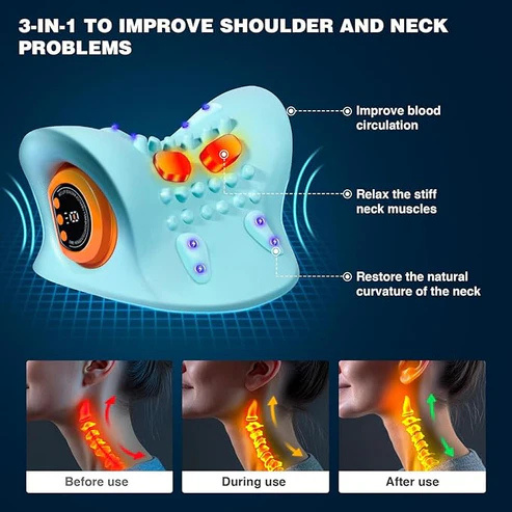 EMS Neck Massager – Instant Relief & Deep Relaxation
