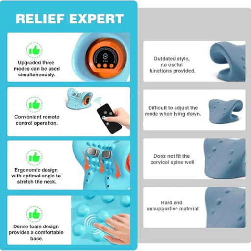 EMS Neck Massager – Instant Relief & Deep Relaxation