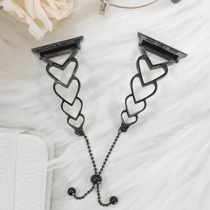 Heart Shaped Bracelet Watch Band