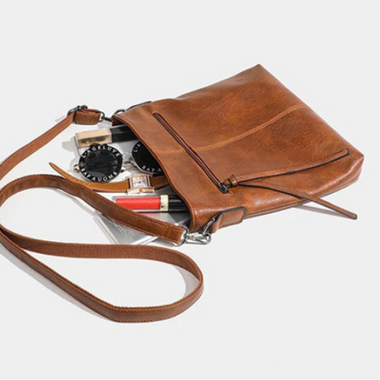Leather Retro Men's And Women's Handbag